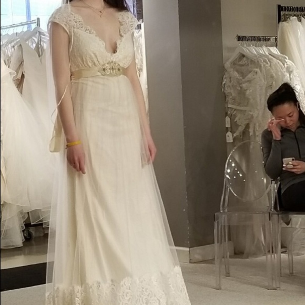 NWT Wedding gown, designer runway sample